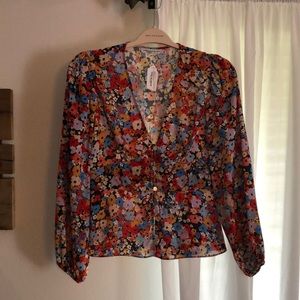 Rebecca Minkoff floral top